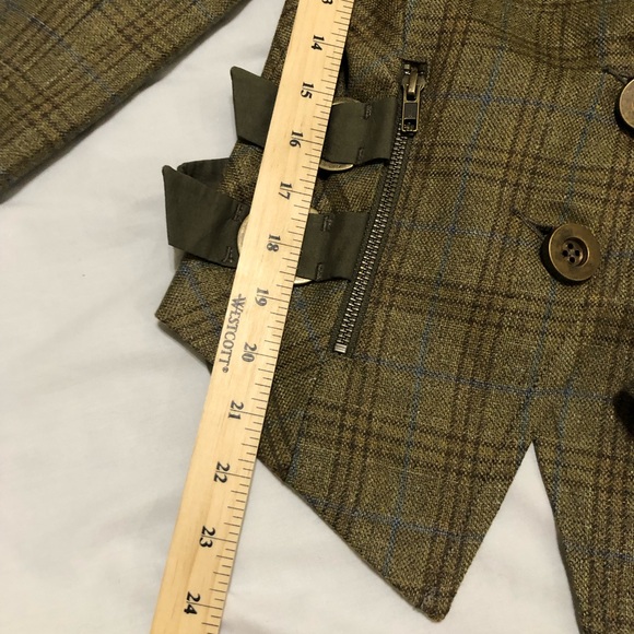 L.A.M.B silk wool plaid jacket NWT 2669 - Picture 10 of 16